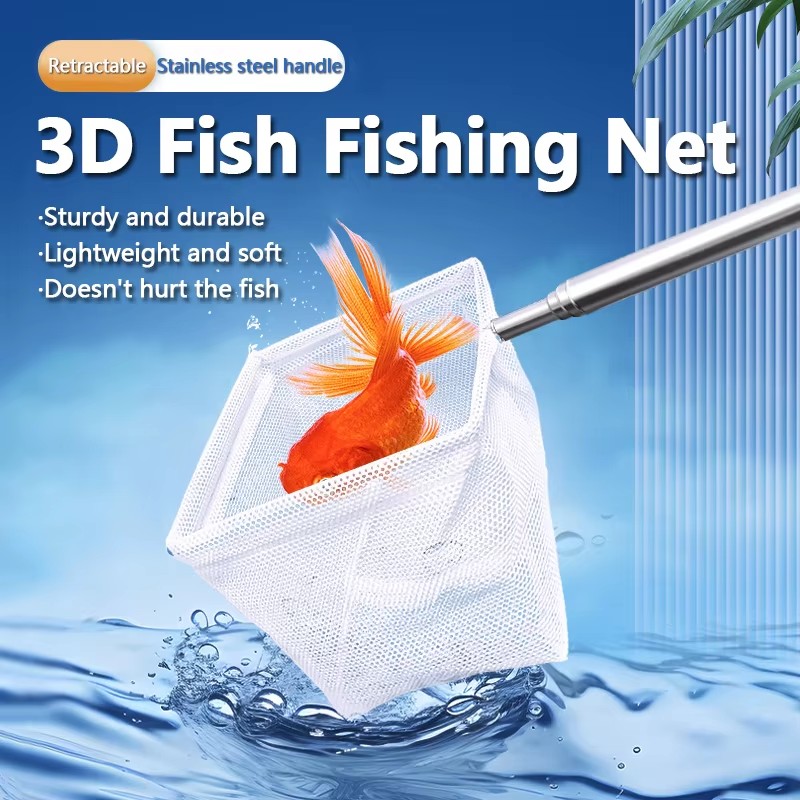 Aquarium Fish Net Small - Aquariumreinigingsgereedschap, aquariumvistuigen, kleine vis- en garnalennetten,