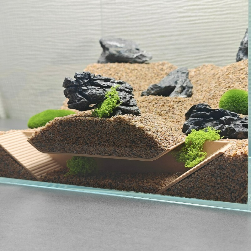 Aquarium Fish Hideout - Aquarium schuilplaatsen schuilplaats, ondergrondse grot getrapte