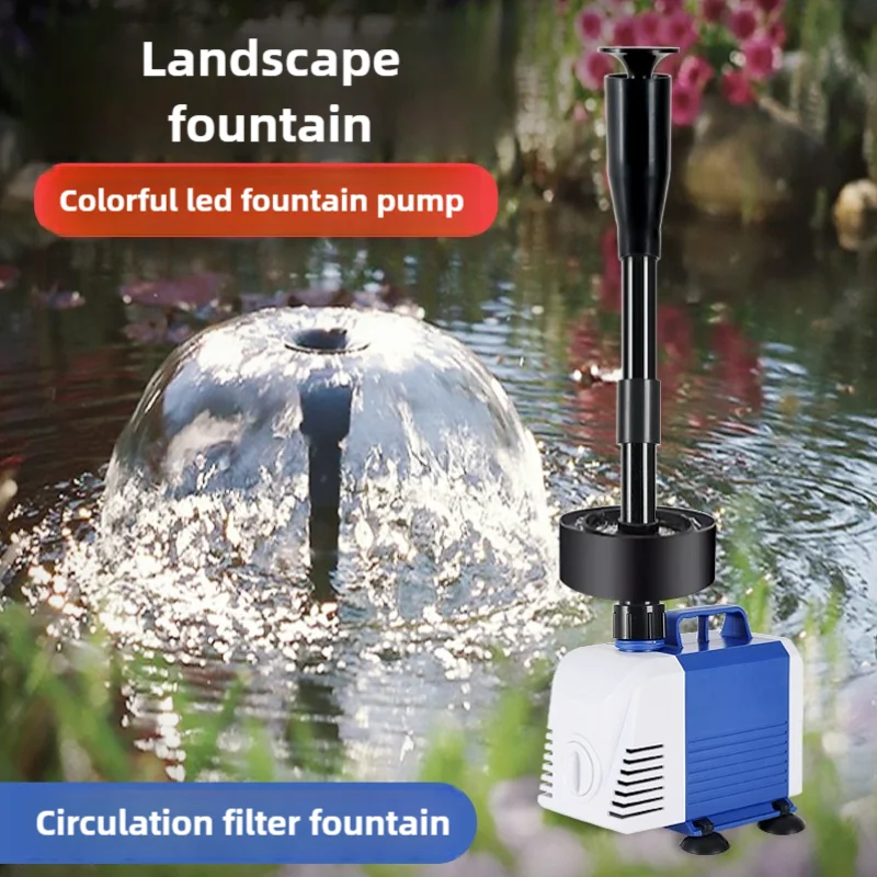 Aquarium Fish Care - 110V 220V Visvijver Fonteinpomp Kleine LED