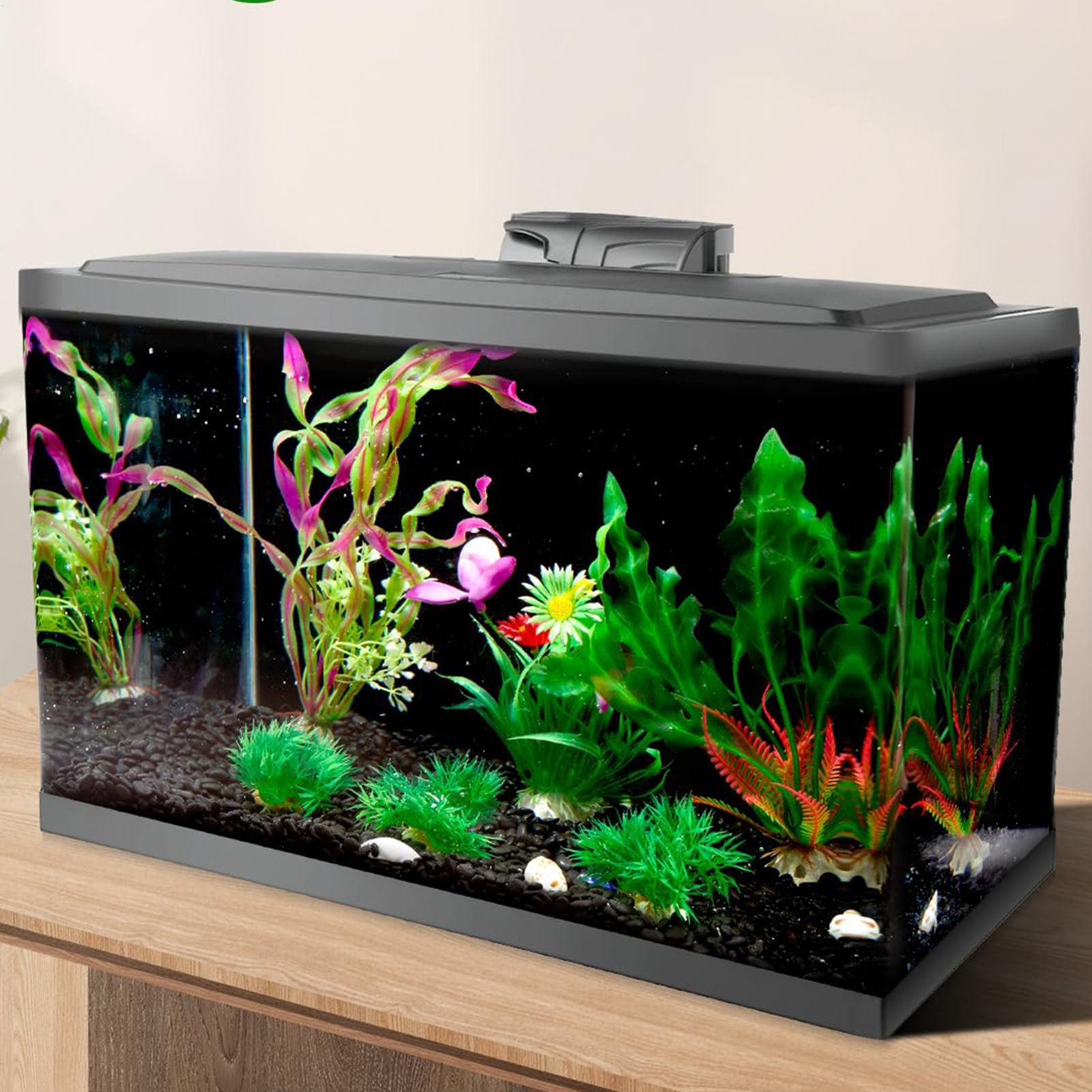 Aquarium Fish Wallpaper - Aquarium achtergrond sticker, zwart, statisch klevende