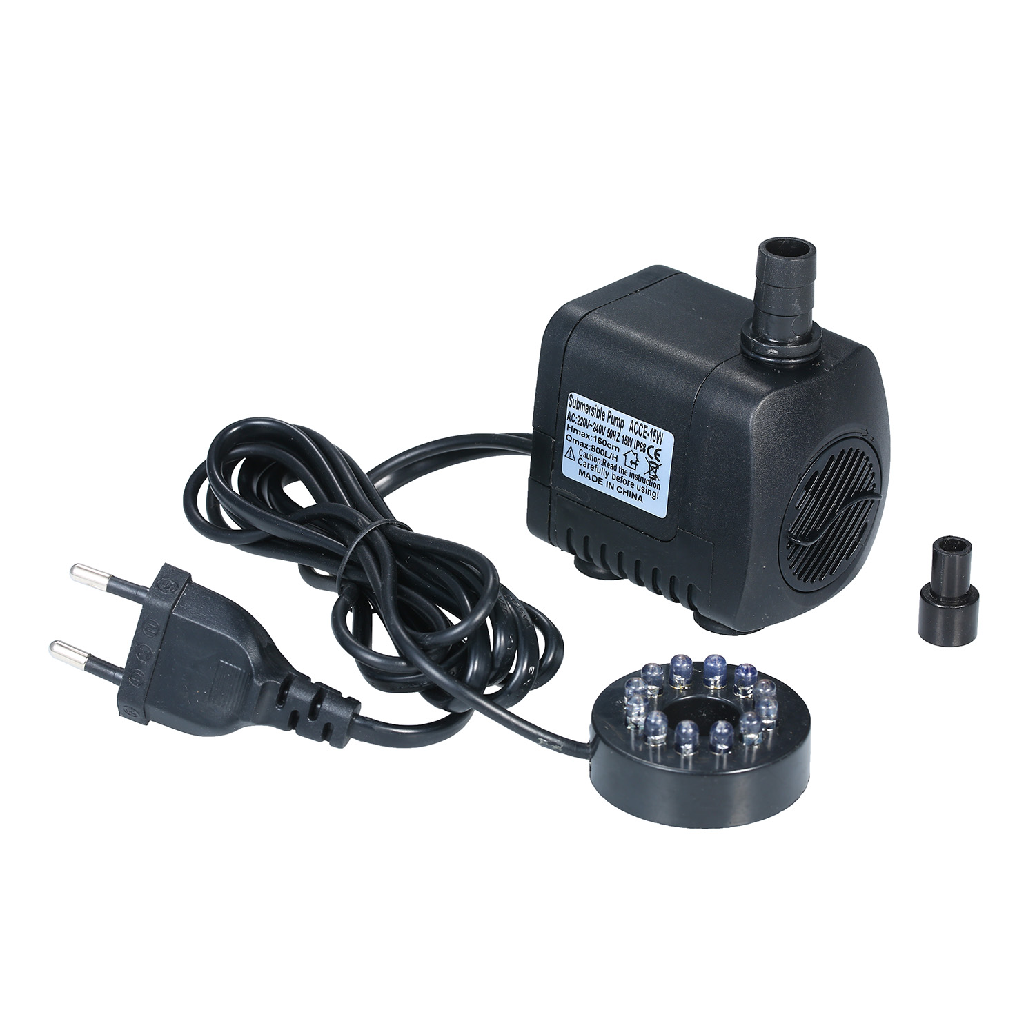 Aquarium Fish Lamp - LED Licht Dompelpomp 800L/H Ultrastille Aquarium