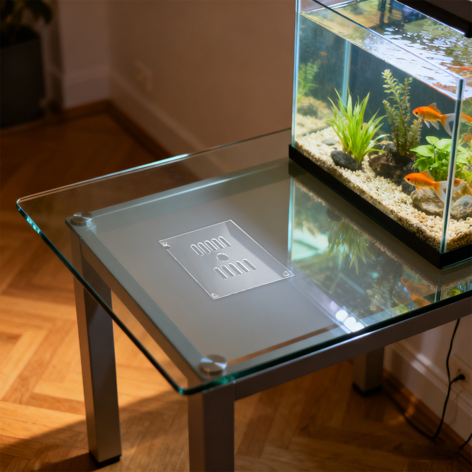 Aquarium Fish Jumping - Zwaarbelastbaar, transparant acryl aquariumdeksel met geventileerd