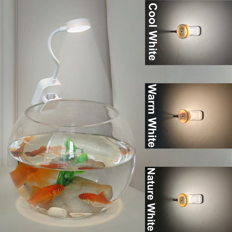 Aquarium Fish Colorful - LED Aquariumlamp Clip-on Visbaklamp 360° °
