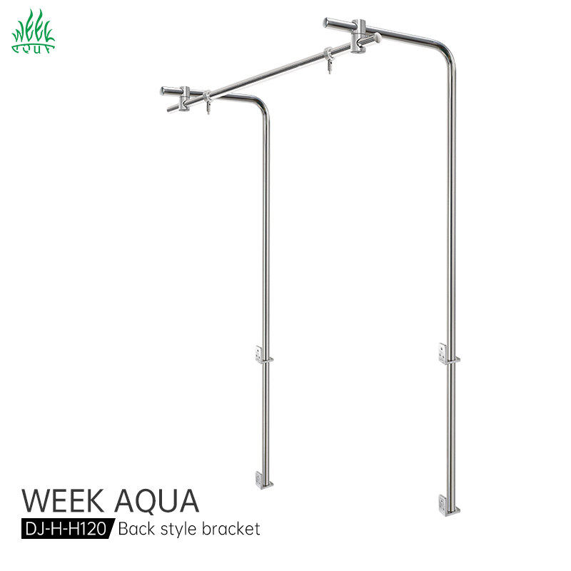 Aquarium Fish Lamp - WEEKAQUA DJ-H-H120 Professionele RVS Aquariumlampbeugel 4ft