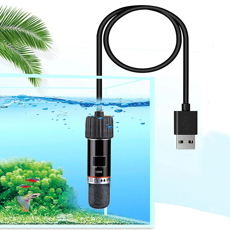 Aquarium Heater Submersible - USB Mini Aquarium verwarmingsstaaf voor klein