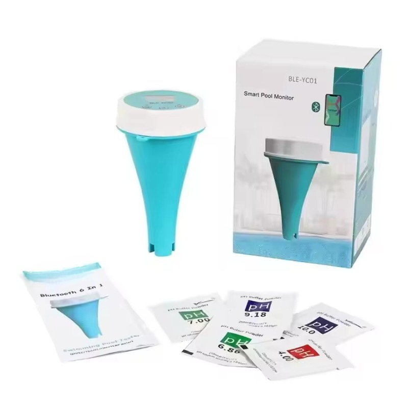 Aquarium Fish Quality - 6-in-1 Slimme Waterkwaliteitsmeter: EC, PH, ORP,