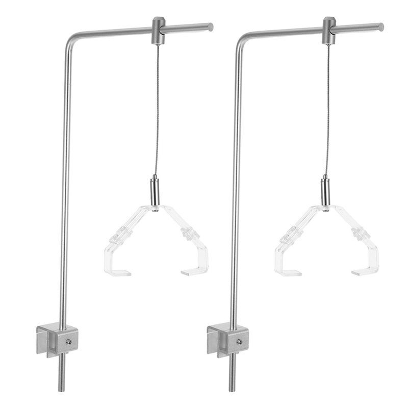 Aquarium Fish Lamp - AB41-2 Stuks Aquarium Lichtrek Aluminium Beugel