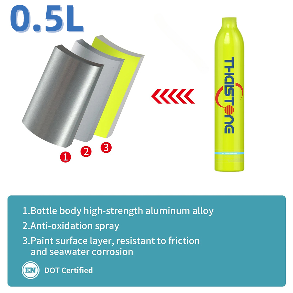 Aquarium Fish Small - 1PC Mini Hogedruk Perslucht Tank Gasfles