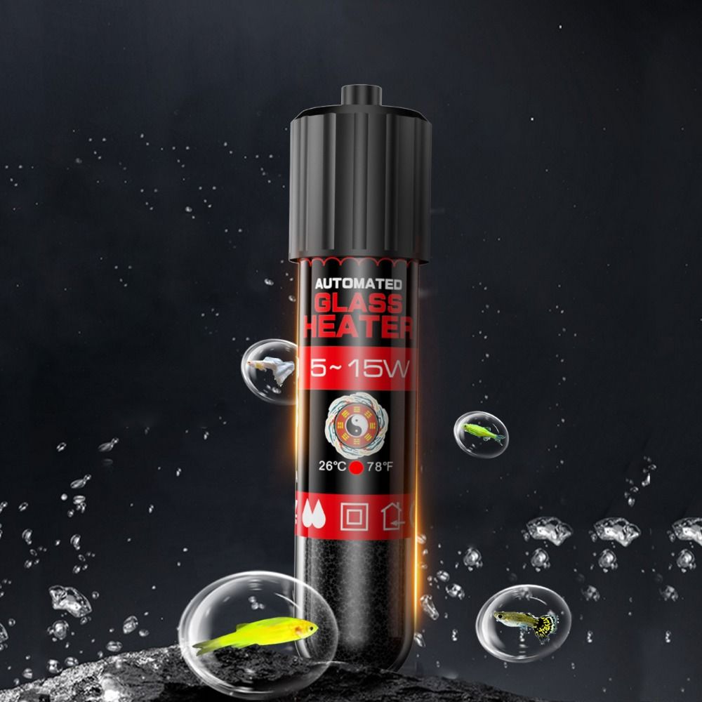 Aquarium Heater Submersible - 5/10/15W onderwaterverwarmer USB automatische aquariumverwarmer constante