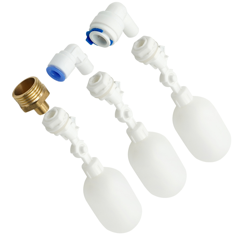 Aquarium Fish Ball - Automatische Plastic Mini Float Kogelkraan Met