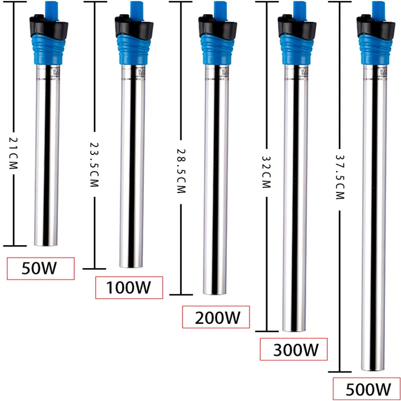 Aquarium Heater Submersible - 50W/100W/200W/300W/500W Dompelbare Aquariumverwarmer Aquarium Aquarium Aquarium