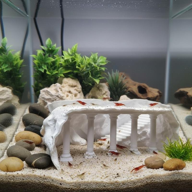 Aquarium Fish Hideout - Visvijver Ondergrondse Grot Voor Vissen Garnalen