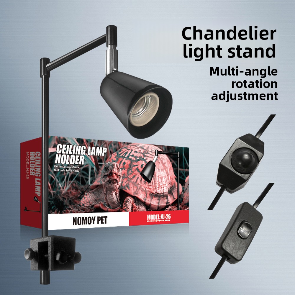 Aquarium Fish Lamp - NOMOY Reptielenlampstandaard met verstelbare klem -