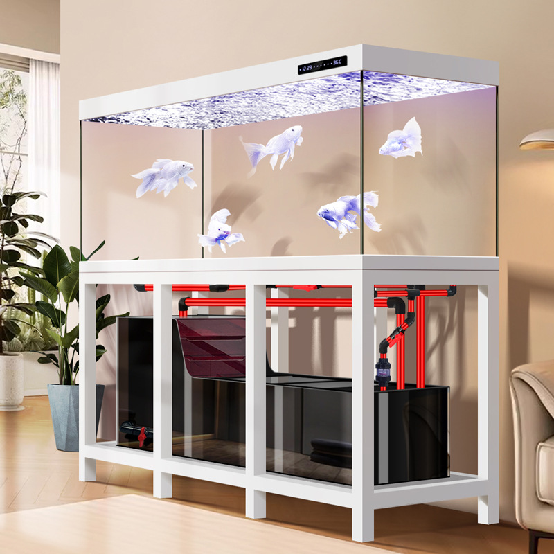 Aquarium Fish Low Maintenance - Industriële grote Arowana aquarium zonder leidingen,