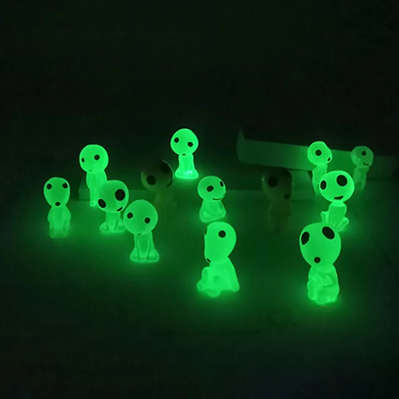 Fish Aquarium Home - Lichtgevende Elfen Minifiguren Aquariumdecoratie Kodama Glow-in-the-dark