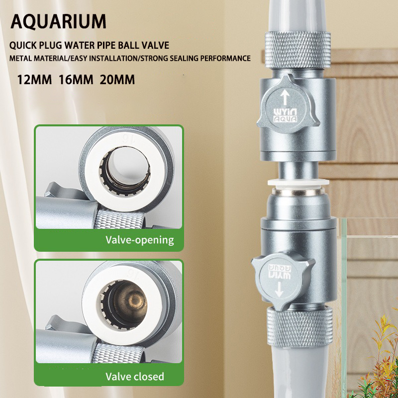 Aquarium Fish Ball - DIY Aquarium inlaat en uitlaat snelstekker