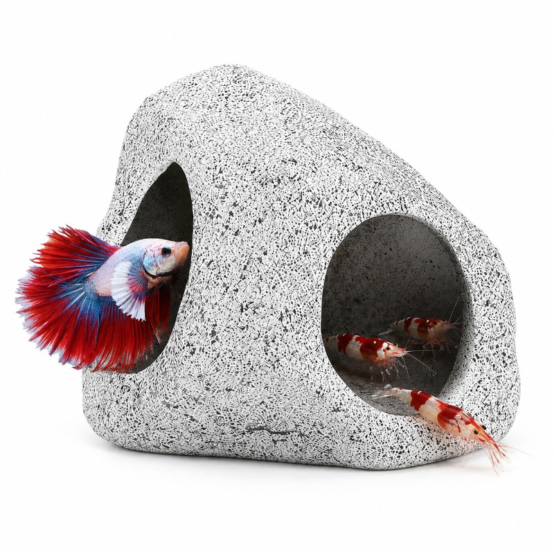 Aquarium Fish Hideout - Aquarium Rock Cave Hideout, keramische aquariumdecoratie