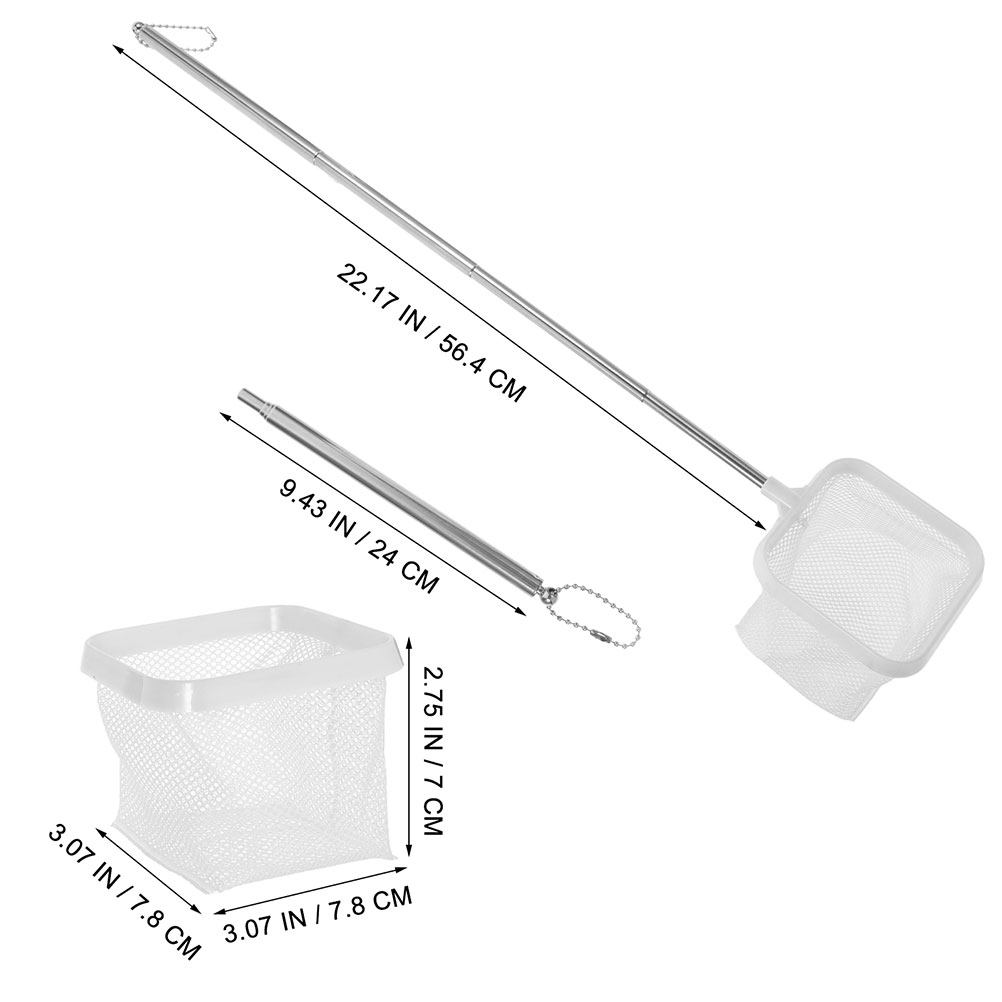 2 stuks roestvrijstalen aquari - Aquarium Fish Net Small recensie en prijs