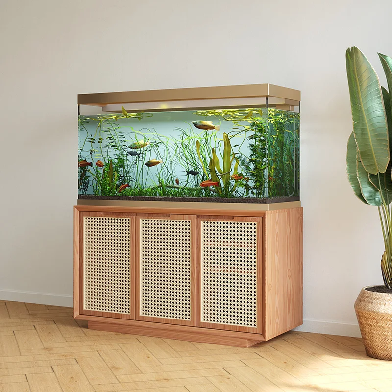 Aquariumtafel van massief hout - Live Fish Aquarium recensie en prijs