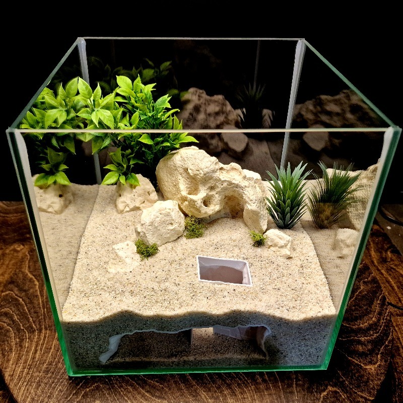 3D-geprint geheim huisje visaq - Aquarium Fish Hideout recensie en prijs