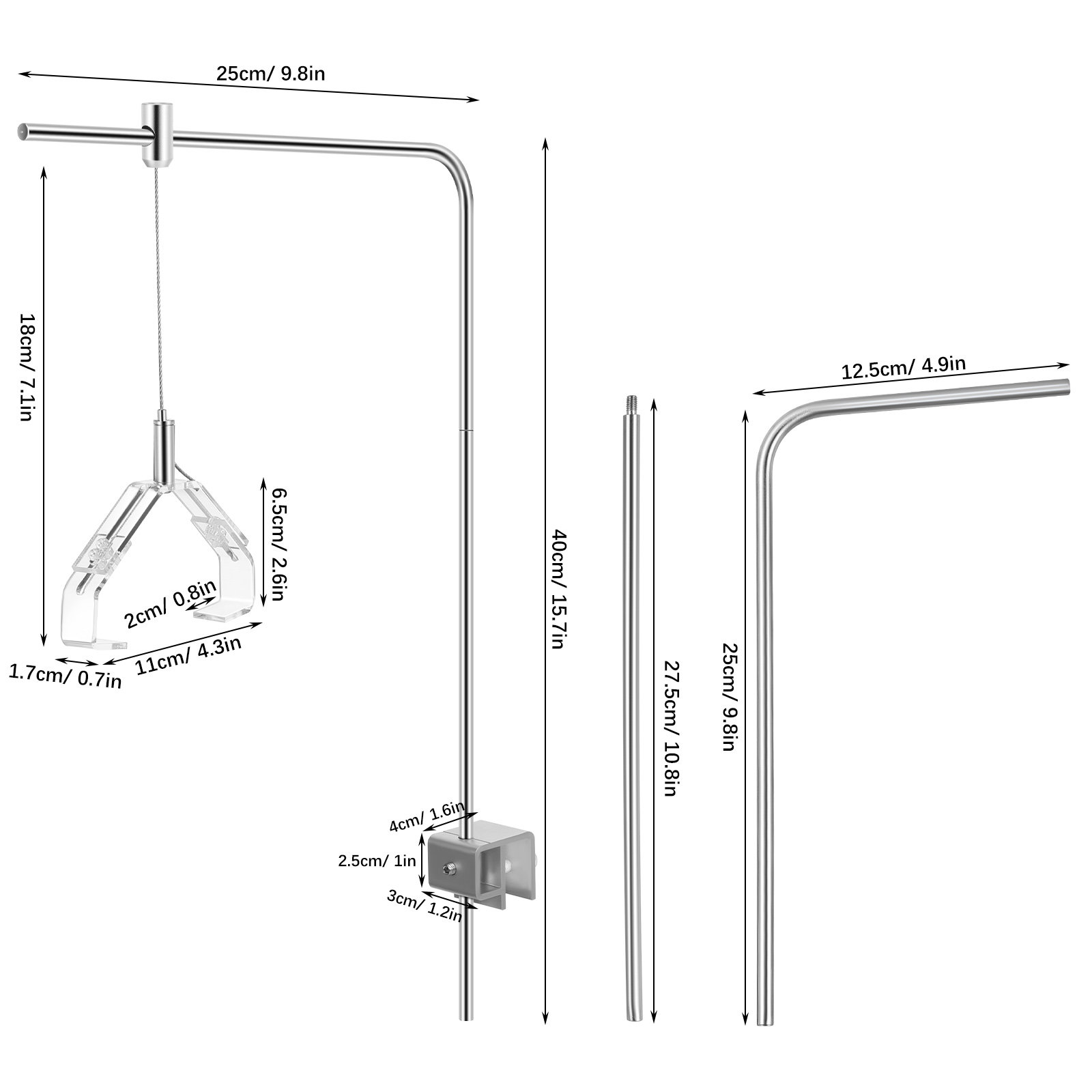 2 stuks aquariumlamphouder ond - Aquarium Fish Lamp recensie en prijs