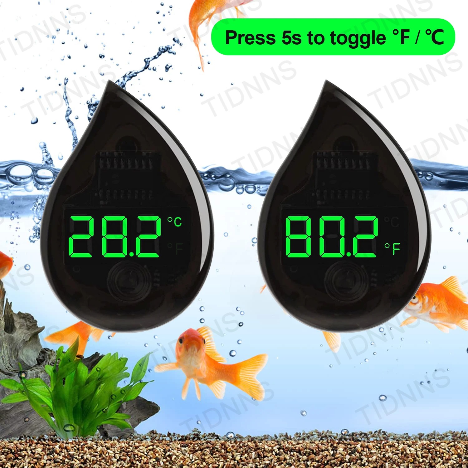 Aquarium zelfklevende thermome - Aquarium Fish Small recensie en prijs