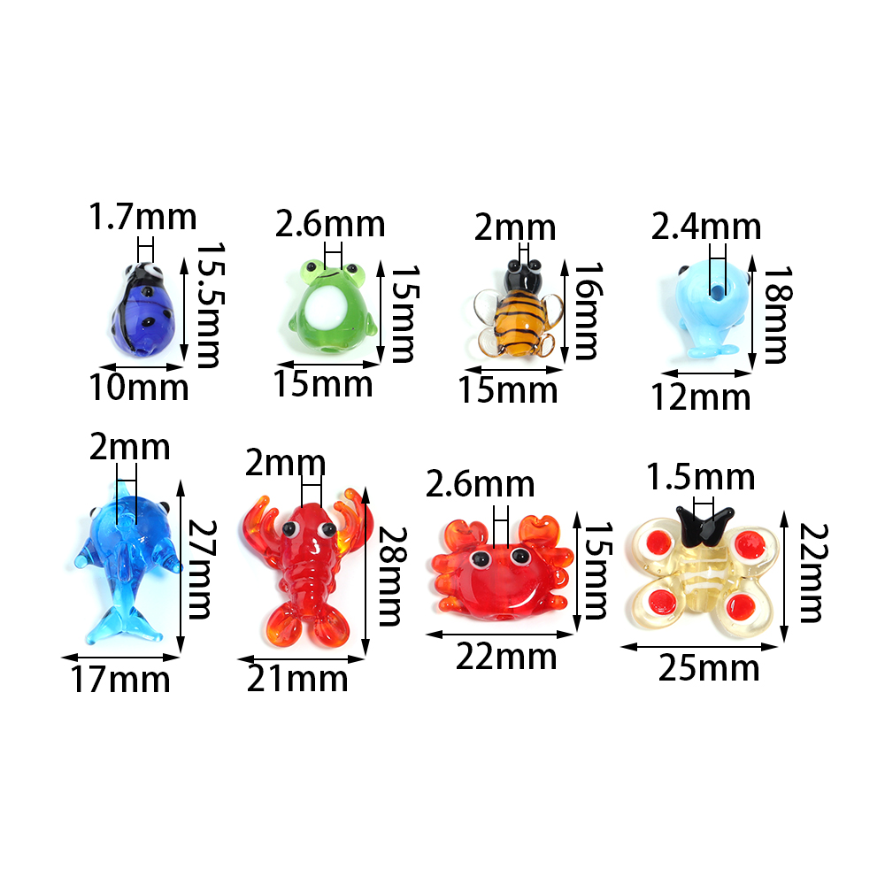 2 Stuks Glazen Hanger Zeediere - Aquarium Fish Small recensie en prijs