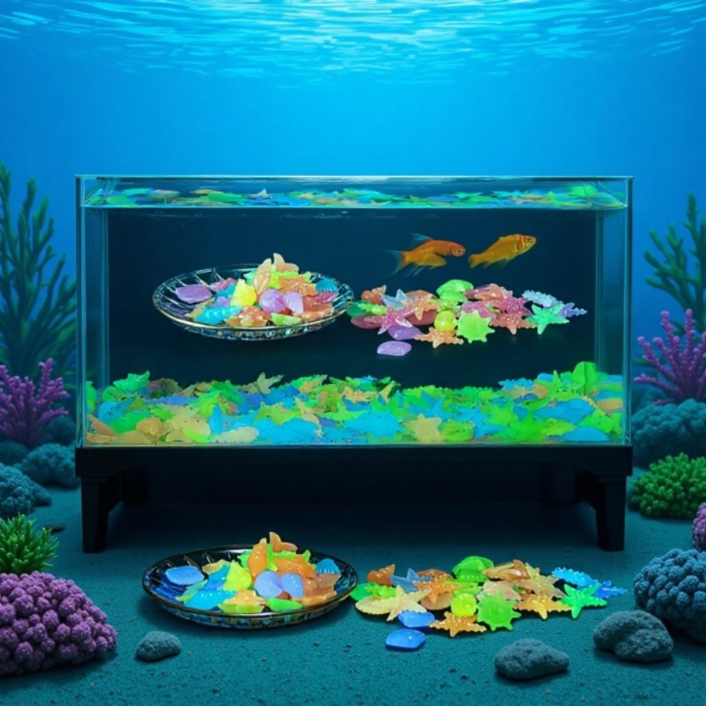 Gloeiende lichtgevende oceaans - Aquarium Fish Colorful recensie en prijs