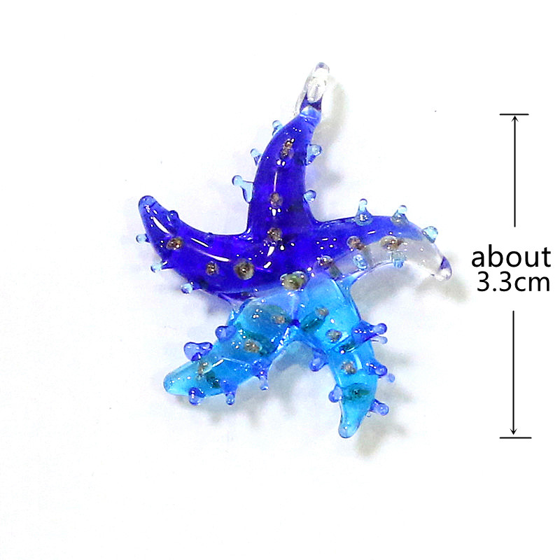 miniatuur glas zeester hanger  - Aquarium Fish Colorful recensie en prijs