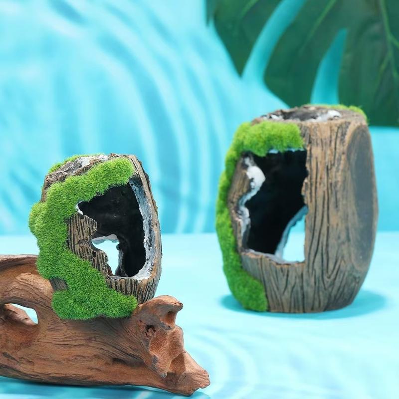 En een verborgen grot aquarium - Aquarium Fish Hideout recensie en prijs