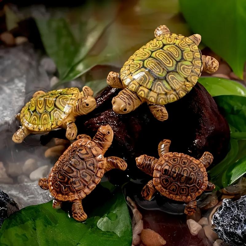 6 mini-schildpadbeelden voor a - Aquarium Fish Small recensie en prijs