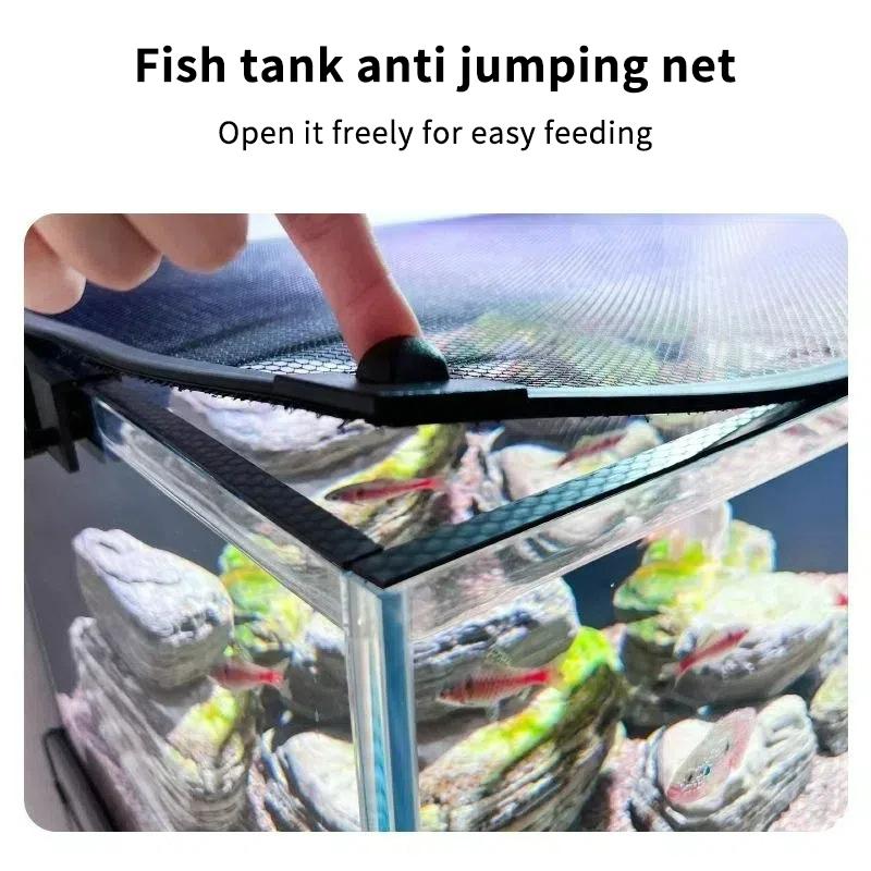 Tuin. Duurzame magnetische dek - Aquarium Fish Jumping recensie en prijs
