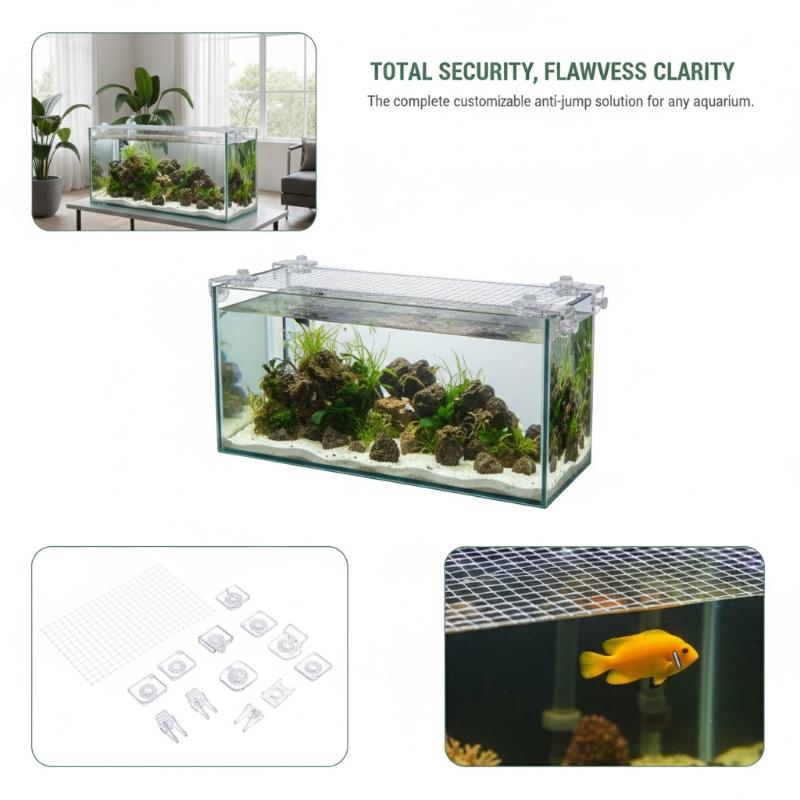 1 stuks anti-ontsnappingsnet v - Aquarium Fish Jumping recensie en prijs