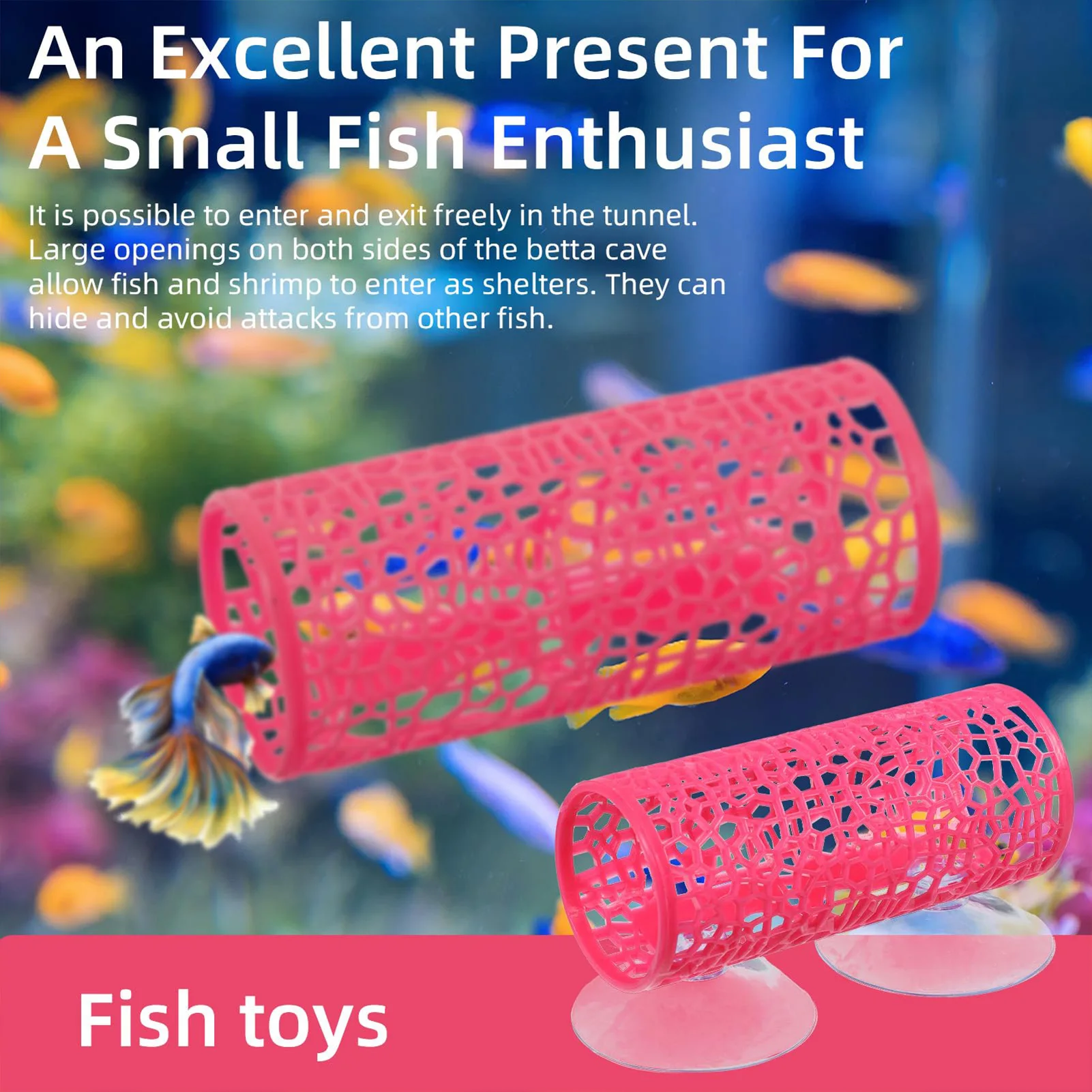 Aquarium Vis Tunnel Speelgoed  - Aquarium Fish Hideout recensie en prijs
