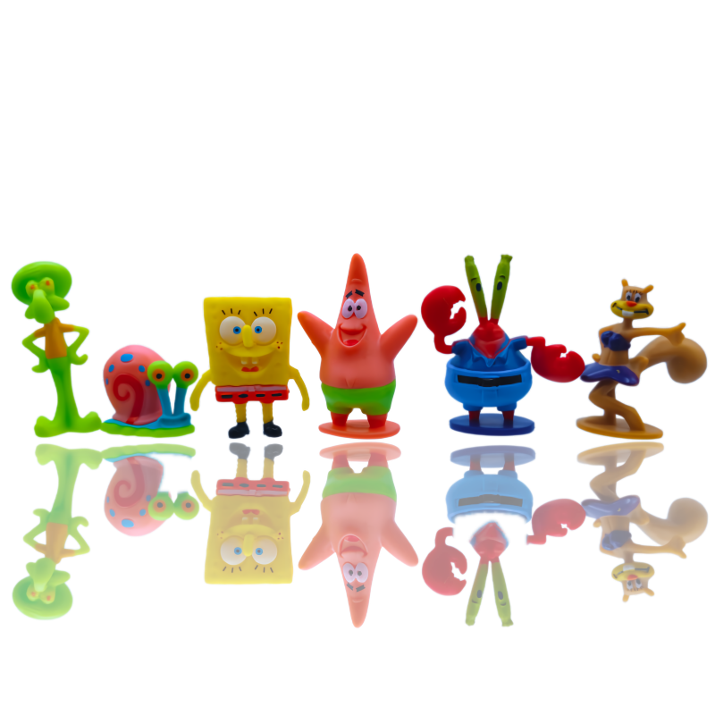 6 stks SpongeBob Aquarium Deco - Aquarium Fish Hideout recensie en prijs