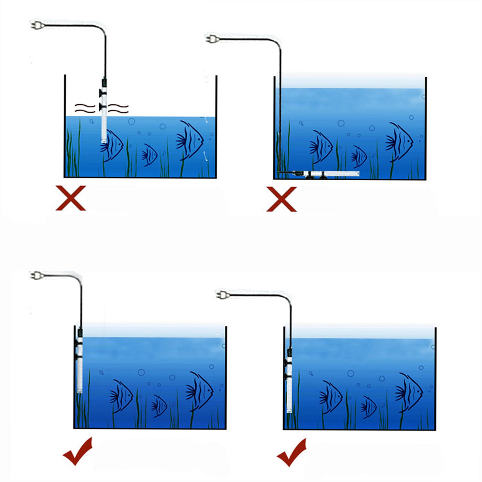 Onderwaterverwarmer verwarming - Aquarium Heater Submersible recensie en prijs