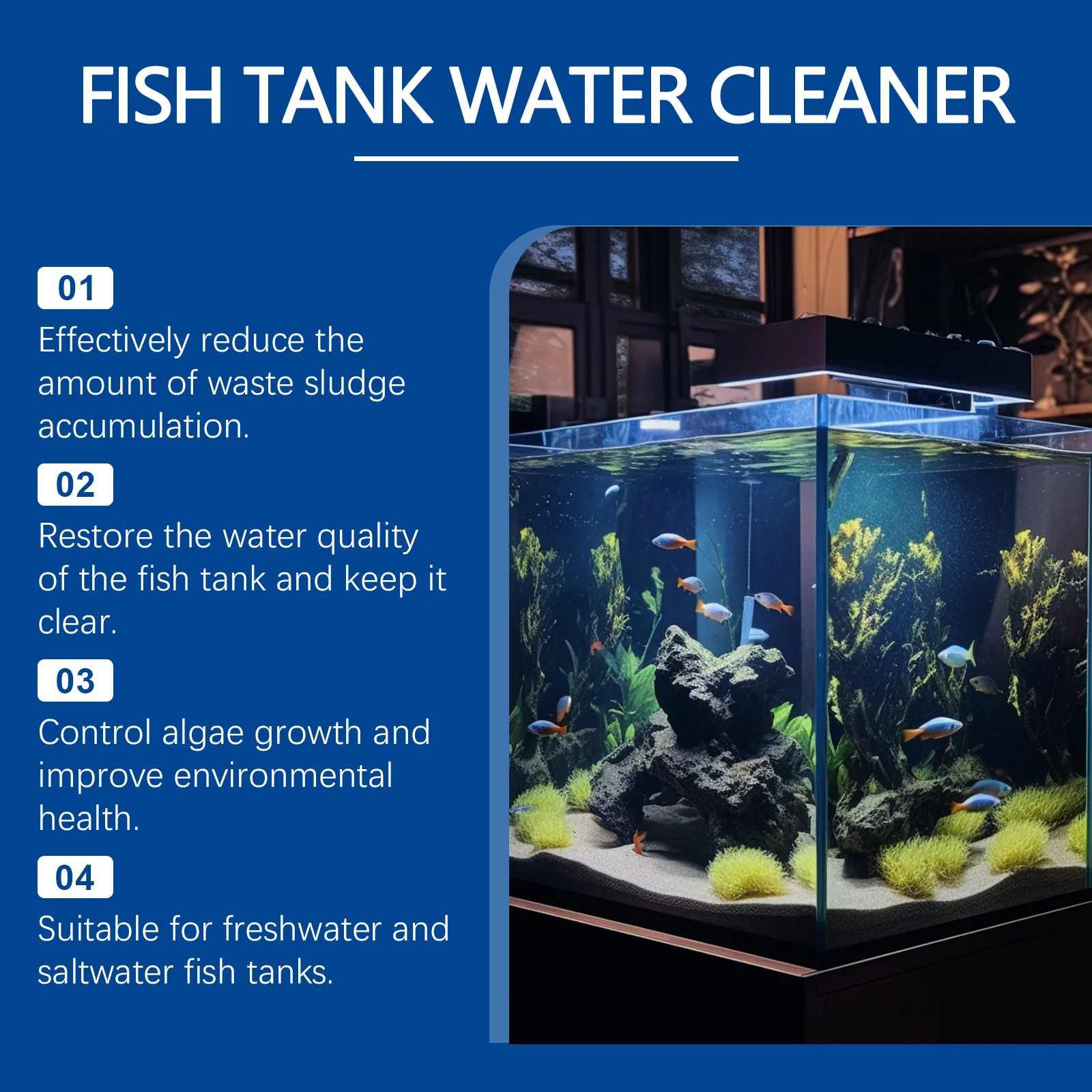 Algenverwijderaar voor aquariu - Aquarium Fish Quality recensie en prijs