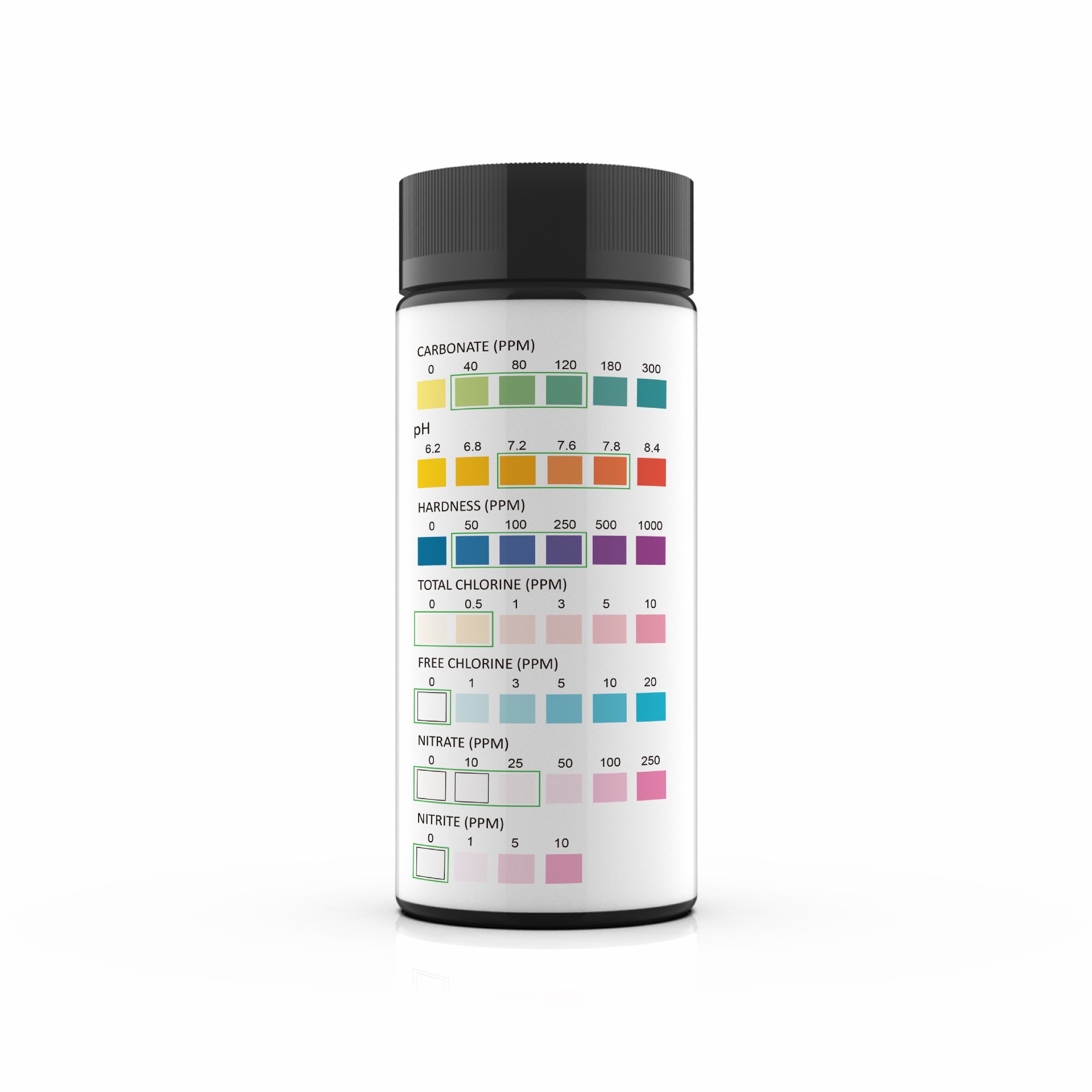 7-in-1 aquariumteststrips, 50  - Aquarium Fish Quality recensie en prijs