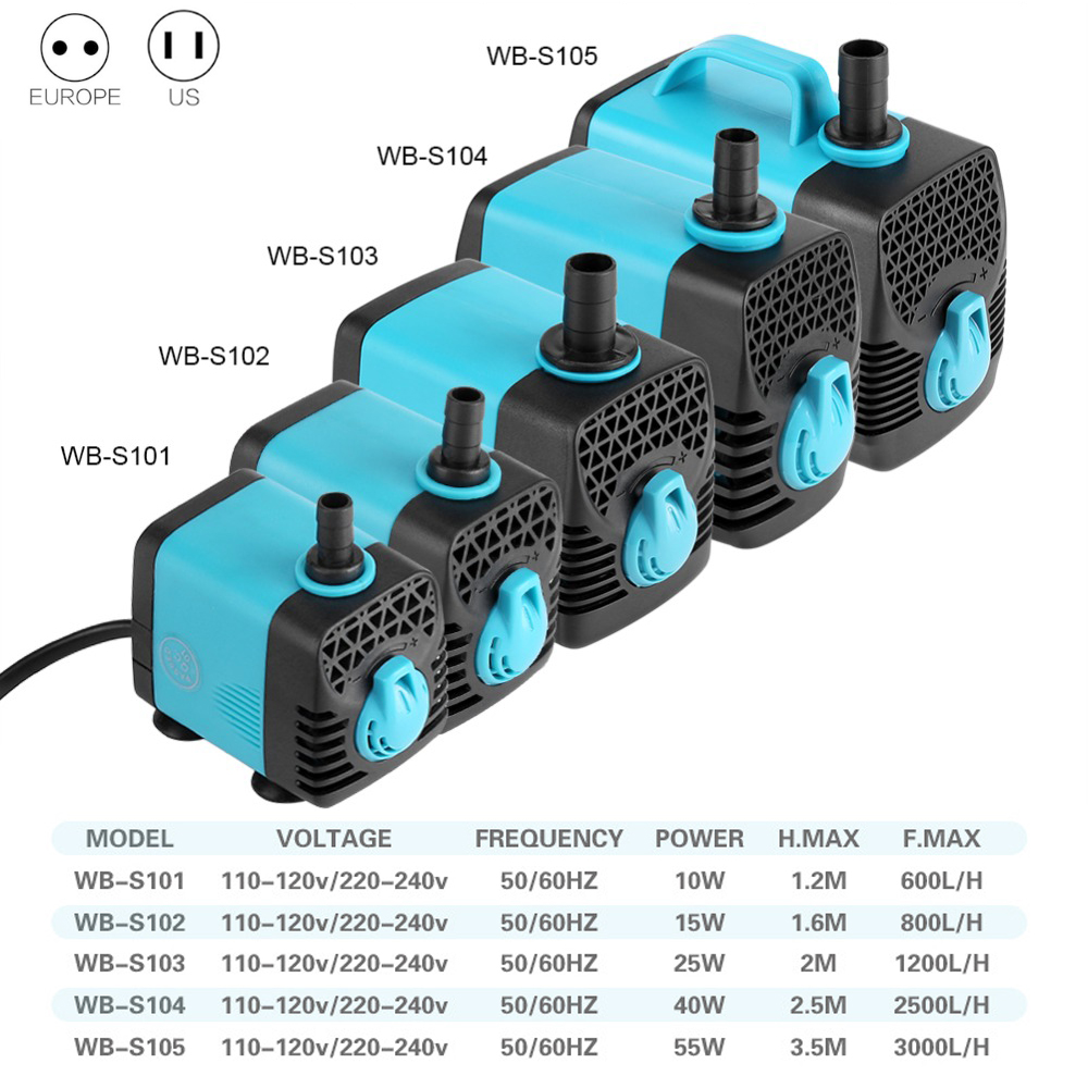 220V Ultra Stille Dompelpomp F - Aquarium Fish Care recensie en prijs