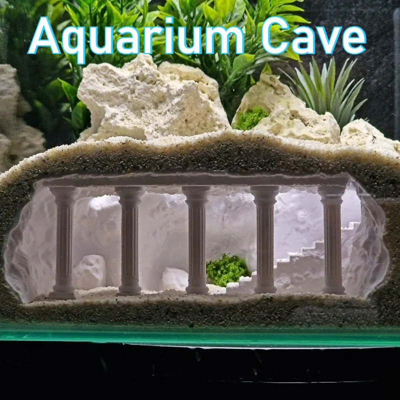 3D-geprinte visaquariumhol, ku - Aquarium Fish Hideout recensie en prijs