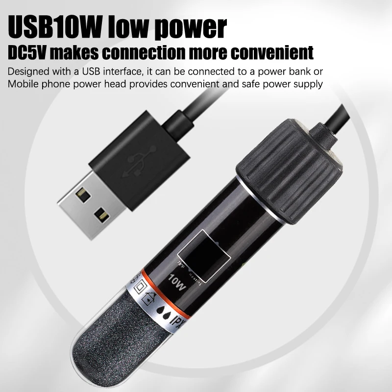USB 26 ° CMini Aquarium Immers - Aquarium Heater Submersible recensie en prijs