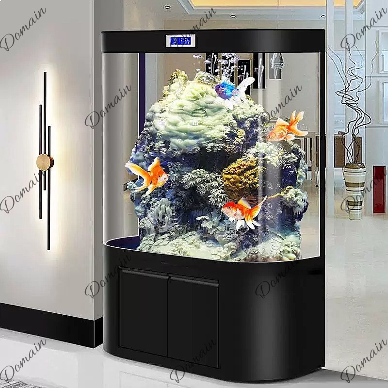Groot aquarium, staand, met bo - Aquarium Fish Low Maintenance recensie en prijs