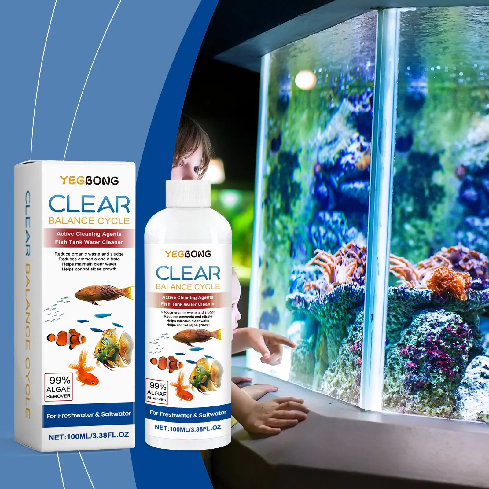 Algenverwijderaar voor aquariu - Aquarium Fish Quality recensie en prijs