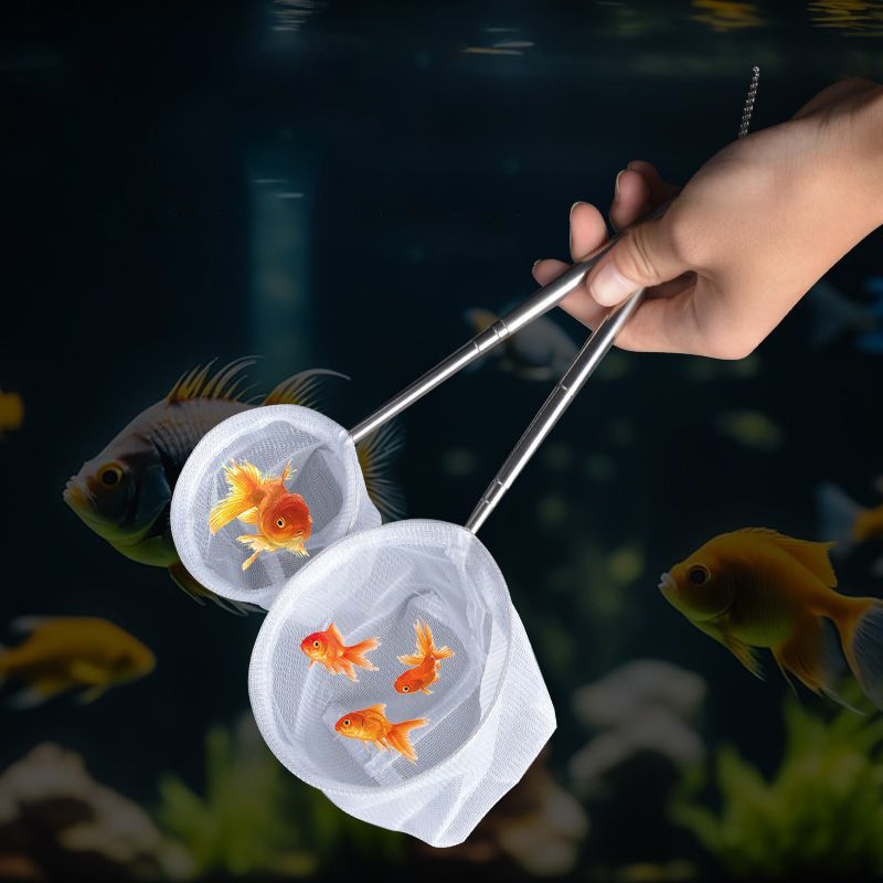 Aquarium Vis Visnet Roestvrij  - Aquarium Fish Net Small recensie en prijs