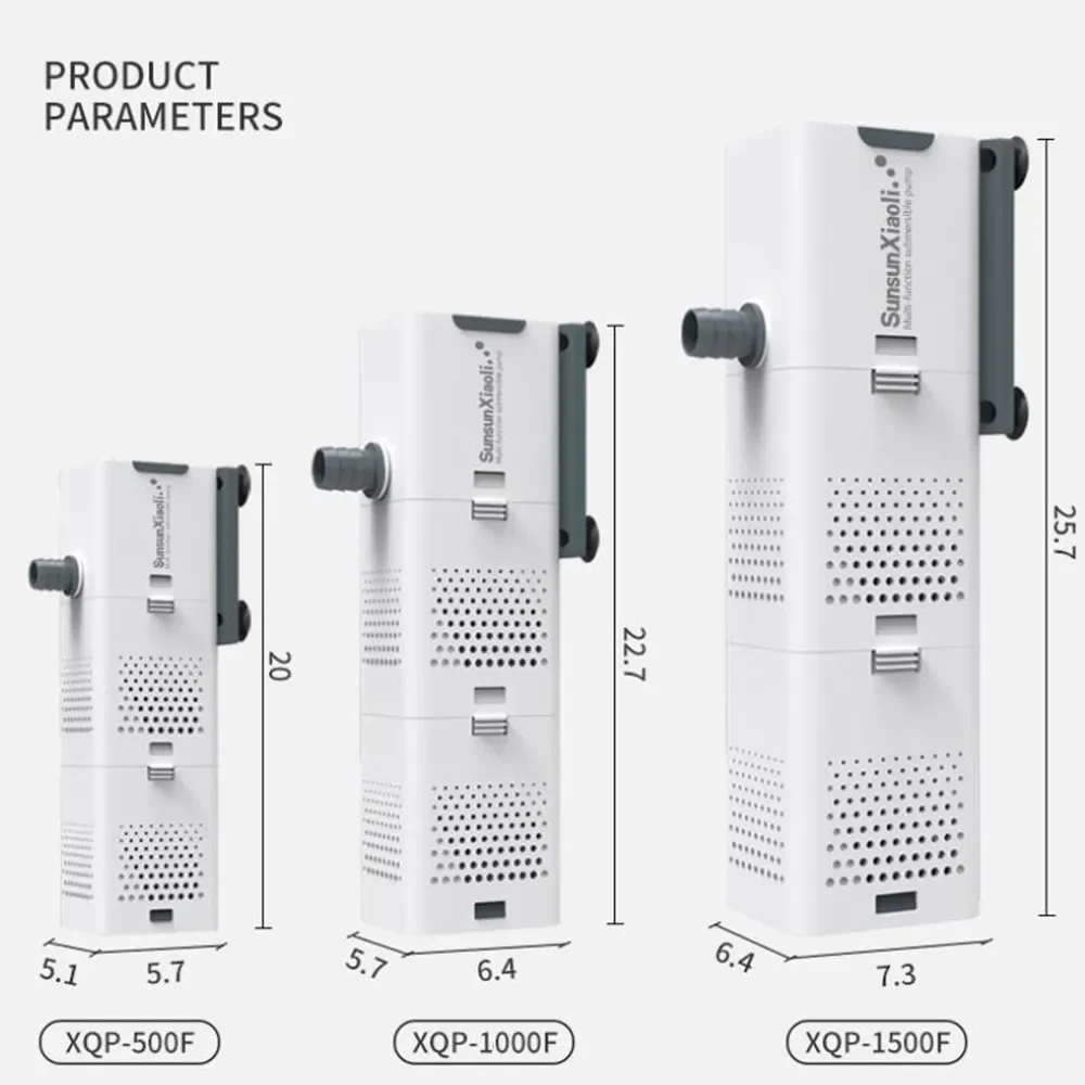 3-in-1 aquariumfilterpomp Aqua - Aquarium Fish Care recensie en prijs