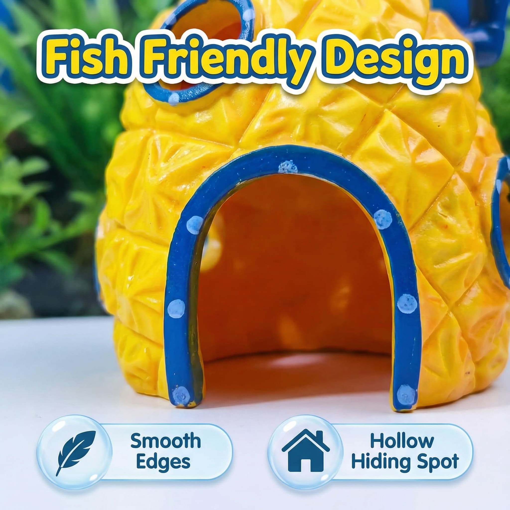 Ananas Huis Aquarium Decor, Mi - Aquarium Fish Hideout recensie en prijs