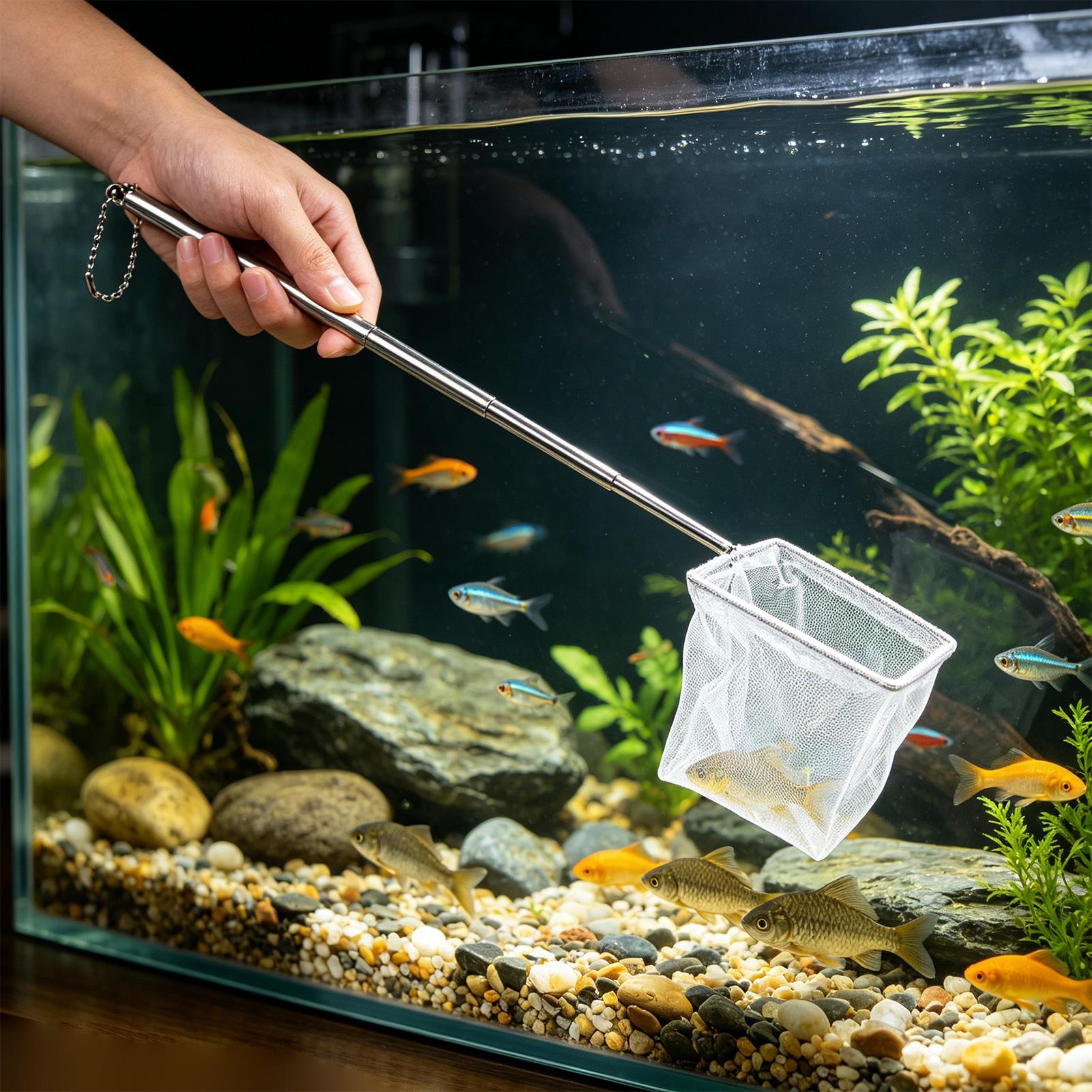 2 stuks klein visnet telescopi - Aquarium Fish Net Small recensie en prijs