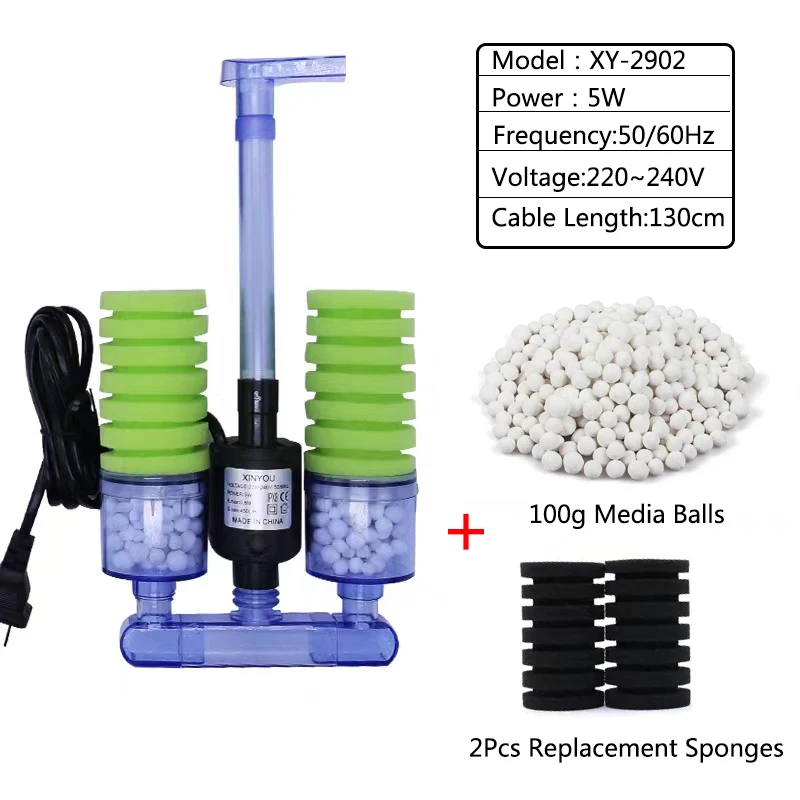 Aquariumfilter met pomp voor a - Aquarium Fish Ball recensie en prijs